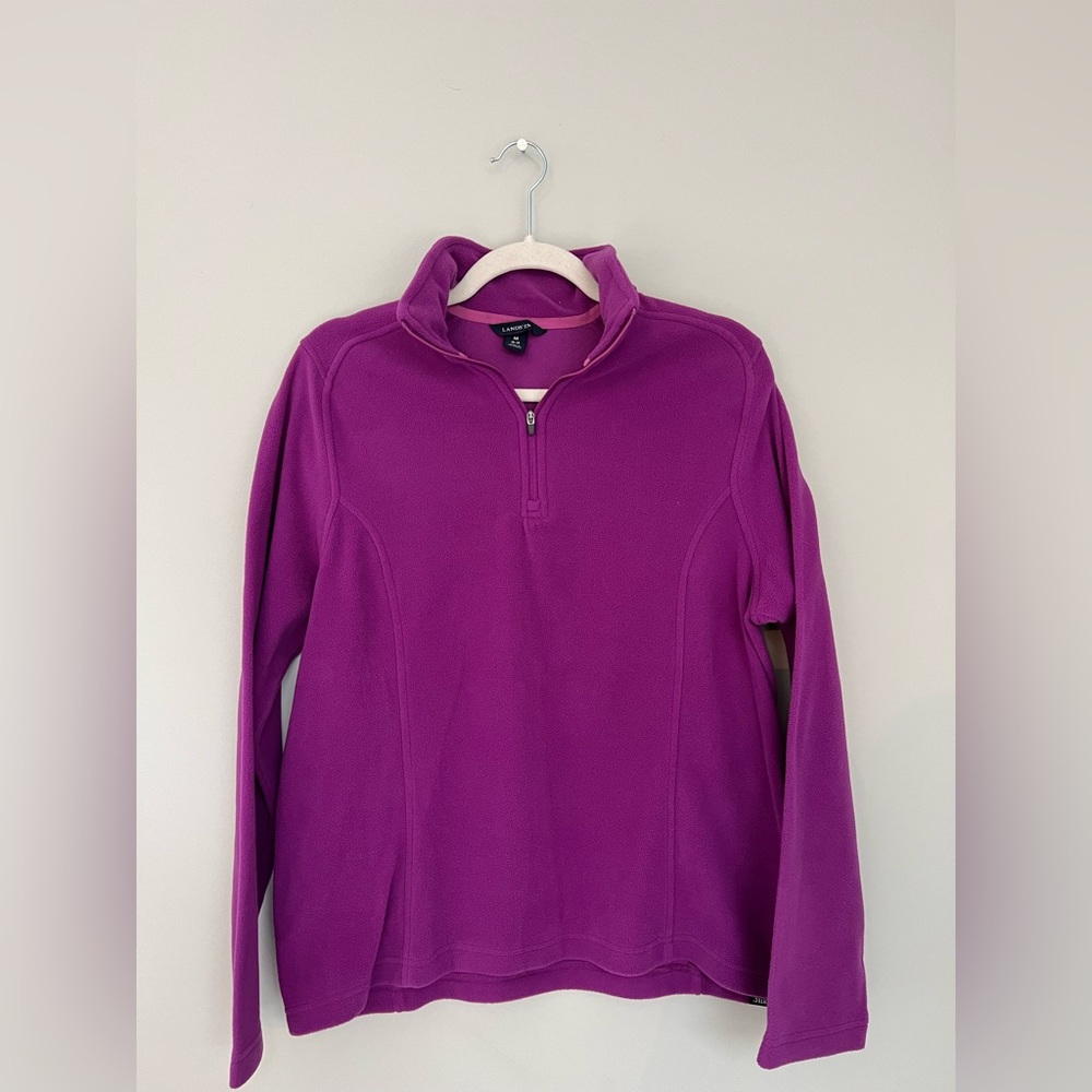 Lands’ End Quarter-zip Polartec Fleece